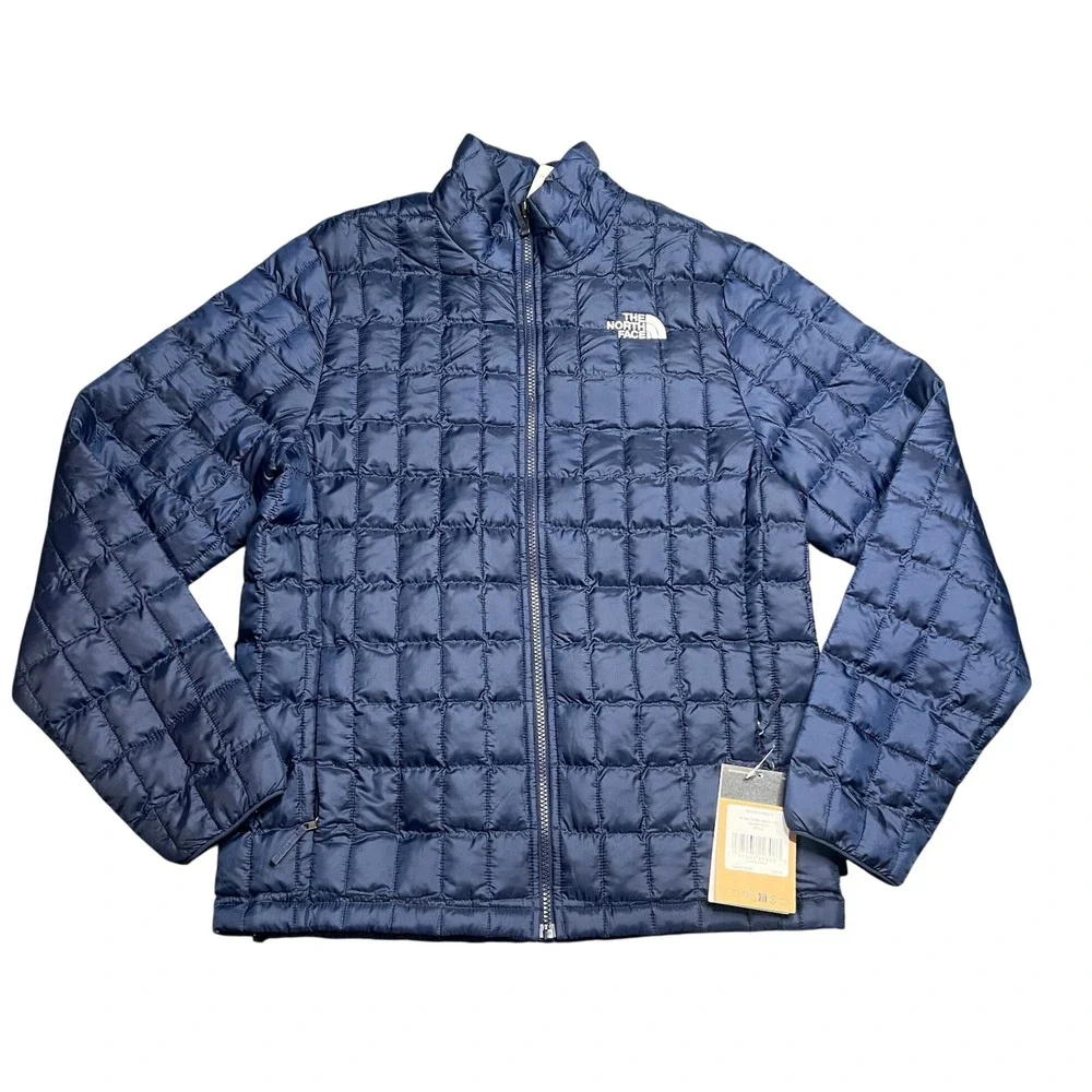 NWT The North Face ThermoBall Eco Jacket 2.0 Men Small Navy Blue Puffer NF0A5GLK